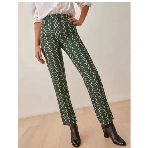 Reformation Mod High Rise Straight Leg Jeans - Picture 3 of 10